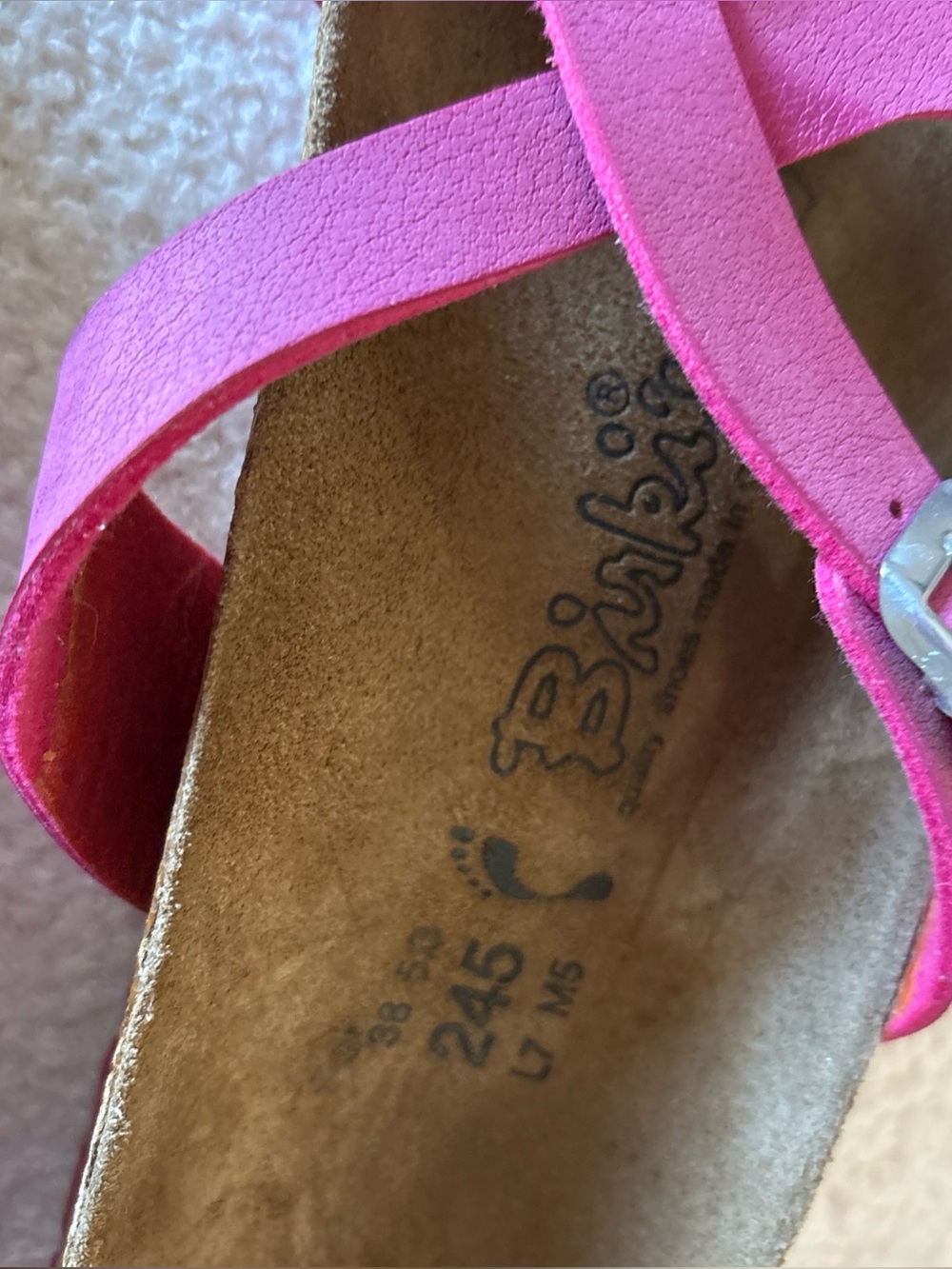 Birkenstock Women's Bright Pink Crisscross Sandal